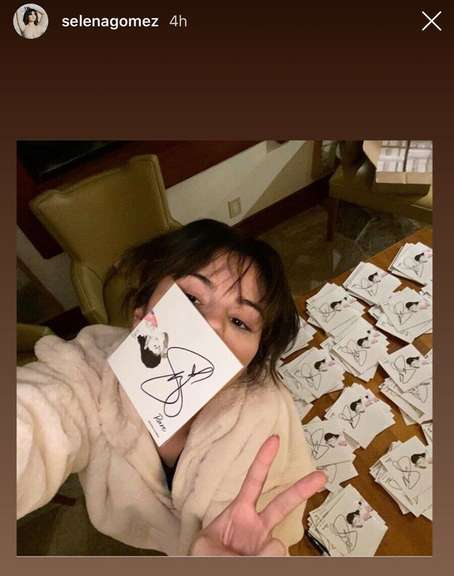 elena Gomez Autographed Signed RARE Cd Album Matted Photo Display