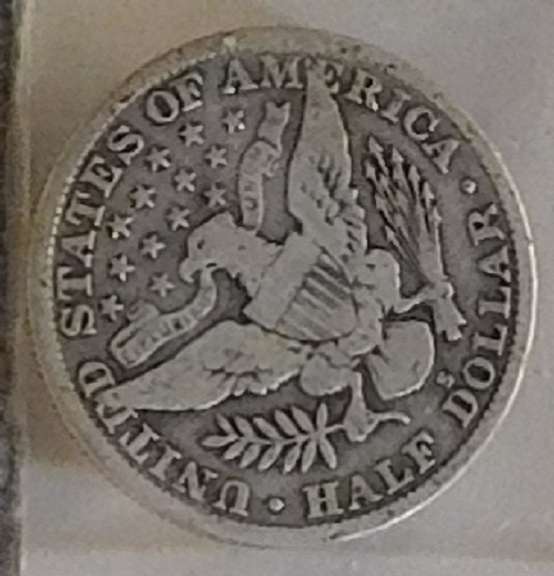 1915-S Barber Half, circ, nice