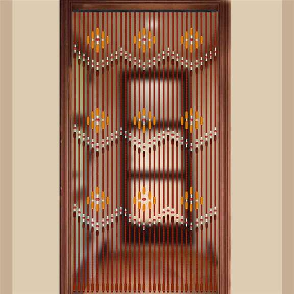 31 Line Wooden Bead Curtains Fly Screen