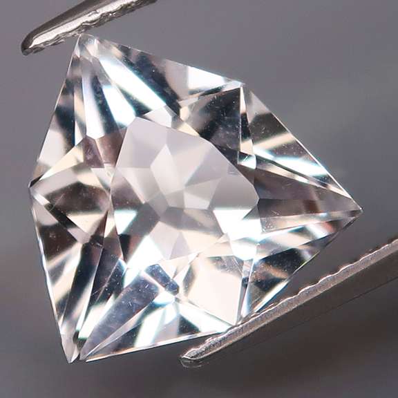 Pristine eye clarity 4.16ct top gem grade diamond white Quartz