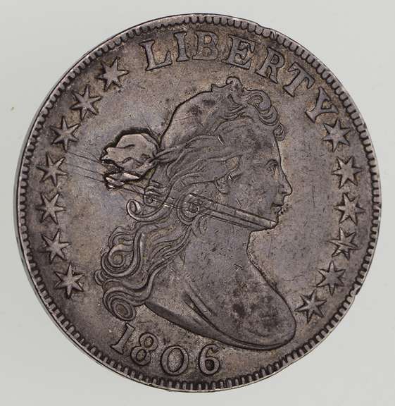 1806 Draped Bust Half Dollar - Heraldic Eagle Reverse - Circulated