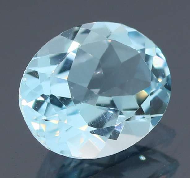 High fire 3.54ct sky blue Topaz
