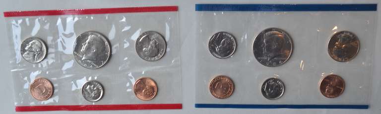 3 Each US Mint Sets 1972 1980-1 1984 &1987.