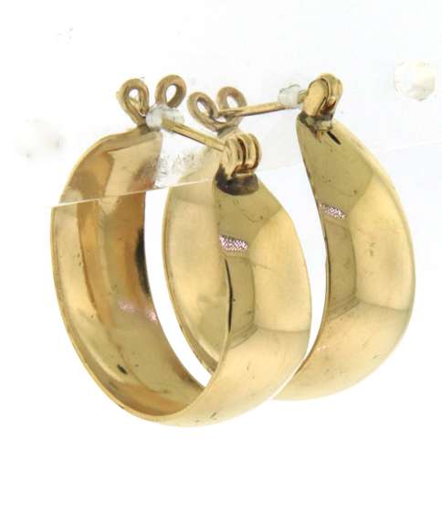 Popular Yellow Gold Hoop Earrings
