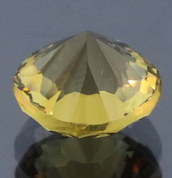 Captivating 4.19ct concave cushion burnished gold Citrine