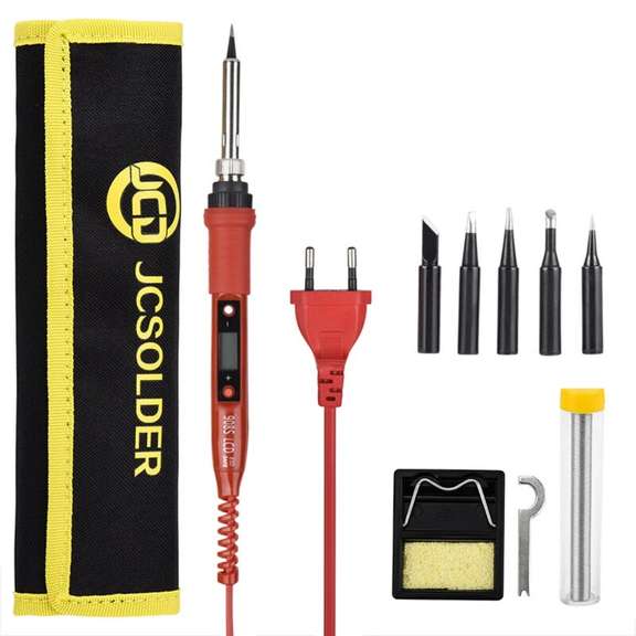 80W Soldering Iron Kit Adjustable Temperature