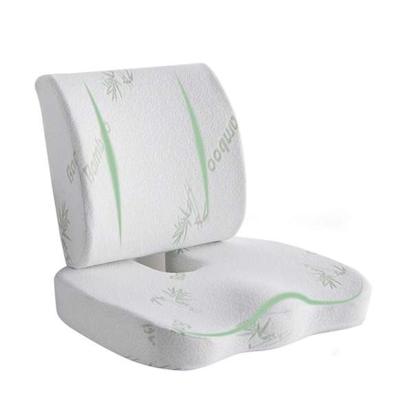 Back Cushion Hip Cushion Set Lumbar Back Support