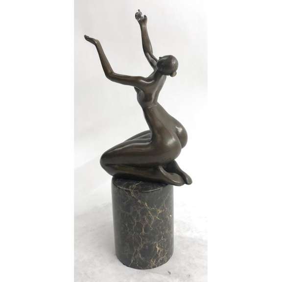 God Help Me Bronze Sculpture