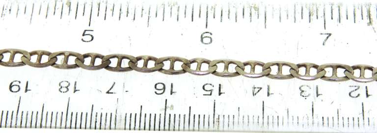 Italian Curb Sterling Silver Bracelet