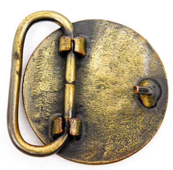 Vintage Brass Buffalo Nickel Belt Buckle