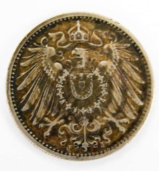 1902 German 1 Mark Silver Coin