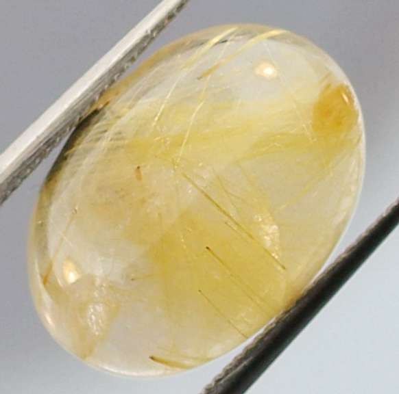 Captivating 5.74ct Golden Rutilated Quartz
