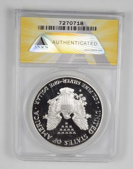 PF70 DCAM 1999-P American Silver Eagle - Graded ANACS