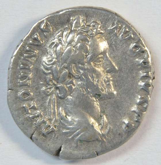 Near Mint Antoninus Pius Roman Silver Denarius, 138-161 AD
