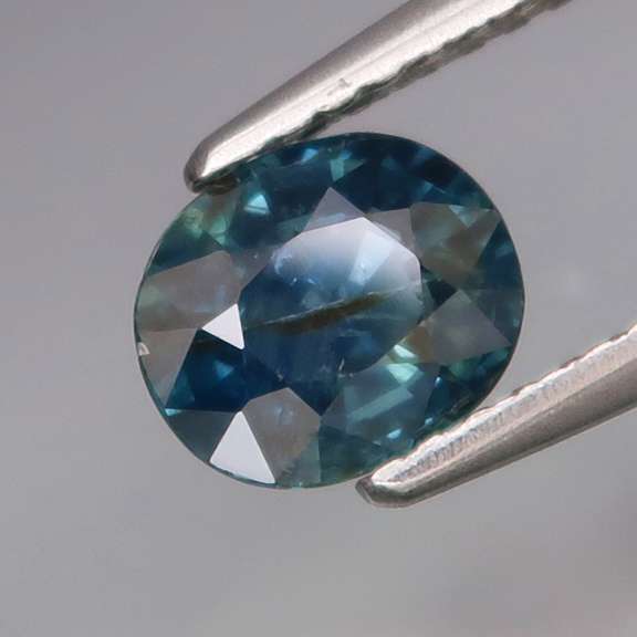 Superior luster 1.02ct blue green Australian Sapphire