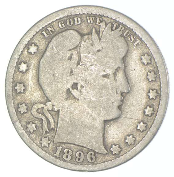 1896-O Barber Quarter