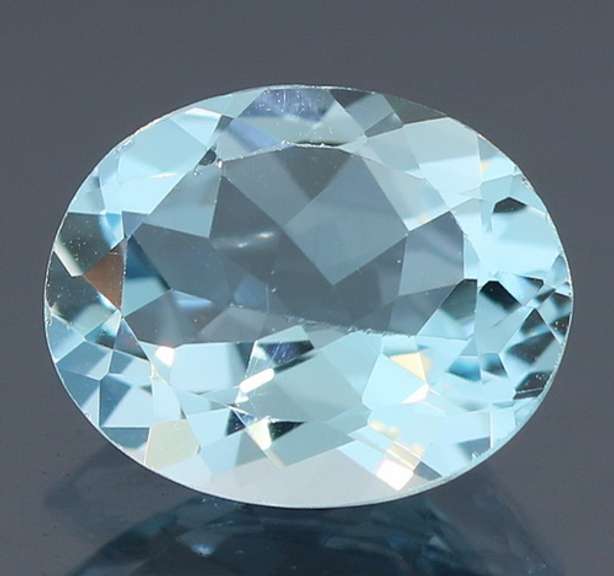 High fire 3.54ct sky blue Topaz