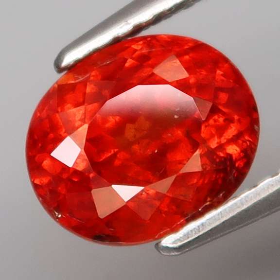 Fiery 3.06ct top red orange Spessartite Garnet