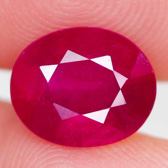 Vivid blood red 5.11ct Ruby from Madagascar
