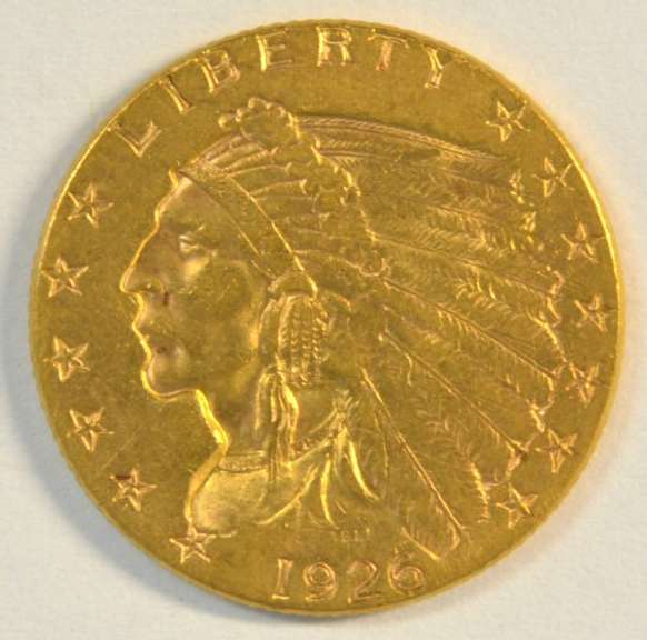 Lovely Choice BU 1926 US $2.50 Indian Gold Piece