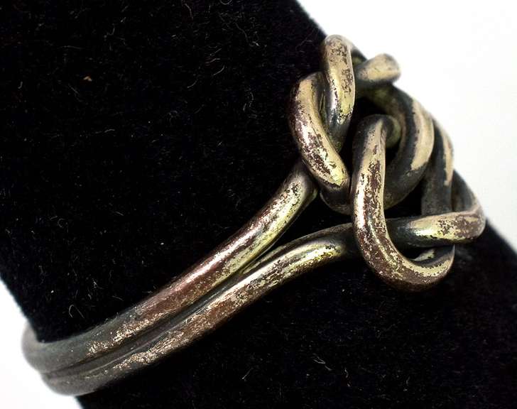 Intriguing Knotted Ring in Sterling Silver