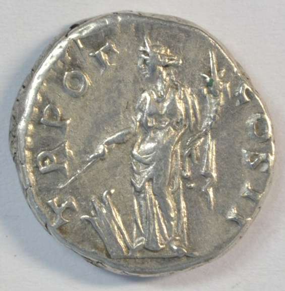Near Mint Antoninus Pius Roman Silver Denarius, 138-161 AD