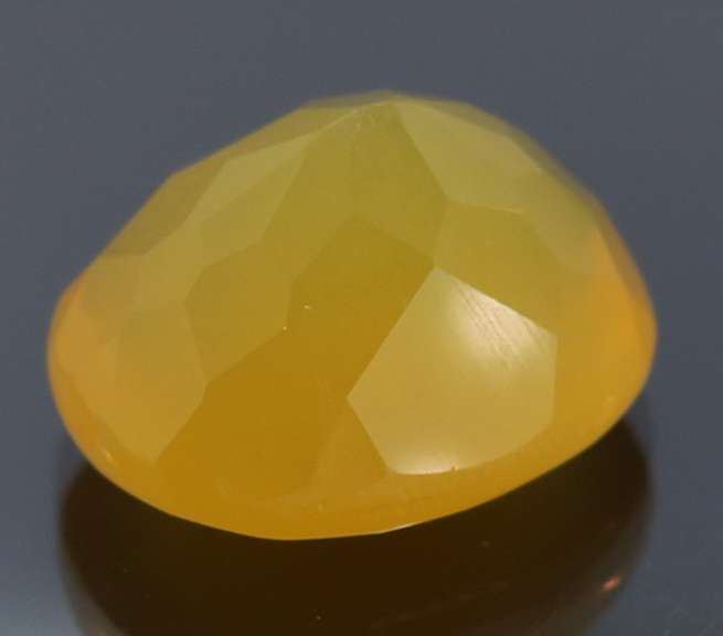 Top amber color! 27.37ct Mexican Fire Opal