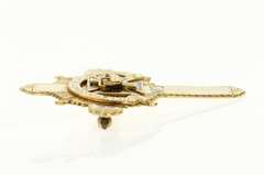14K Yellow Gold 1920's Knights Templar Commandery Cross Pin/Brooch