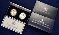 2001 American Buffalo Commemorative Coins Set UNC & PRF