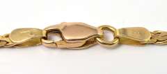 Classy Sapphire & Diamond Necklace in 14KT Yellow Gold