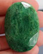 Large 168.5ct oval cut forest green Emerald