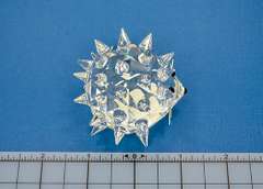 Vintage Swarovski Crystal Hedgehog Figurine With Black Eyes and Nose