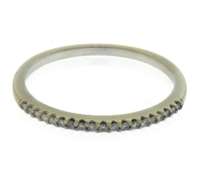 Elegant White Gold Diamond Band