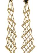 Gorgeous Yellow Gold Beads Dangle Earrings