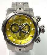 Yellow Dial Invicta Reserve Chronograph Watch
