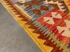 COLORFUL HAND KNOTTED KLIM 5x6.3