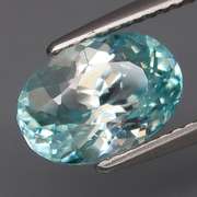 Stunning high fire 4.44ct baby blue Zircon