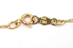 Sweet Interlocked Hearts Necklace in 14KT 2-Tone Gold