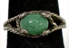 Enchanting Beryl Ring in Sterling Silver