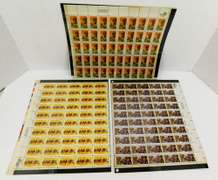 6 Full U.S. Stamp Panel Sheets