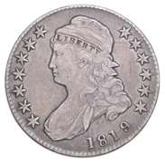 1819/8 Capped Bust Half Dollar - Small 9