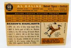 1960 Al Kaline Topps Baseball Card