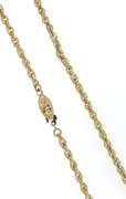 Classic 14kt YG 30" Rope Chain Necklace