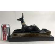 Win Holder Egyptian Anubis Jackal Bronze Sculpture