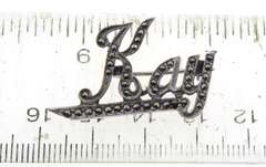Sterling Silver Kat Brooch
