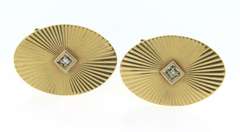 Gorgeous Yellow Gold Cufflinks