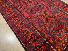 MAGNIFICENT AFGHAN RUG 4x6.8