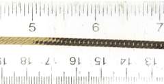 Elegant 14kt YG Herringbone Style Chain Necklace