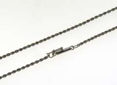 Sterling Silver Rope Chain Necklace