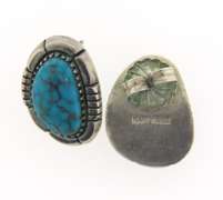 Sterling Silver Mary Marie Signed Turquoise earrings